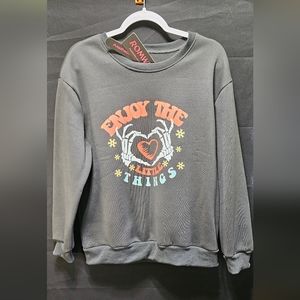 Romwe skeleton sweatshirt